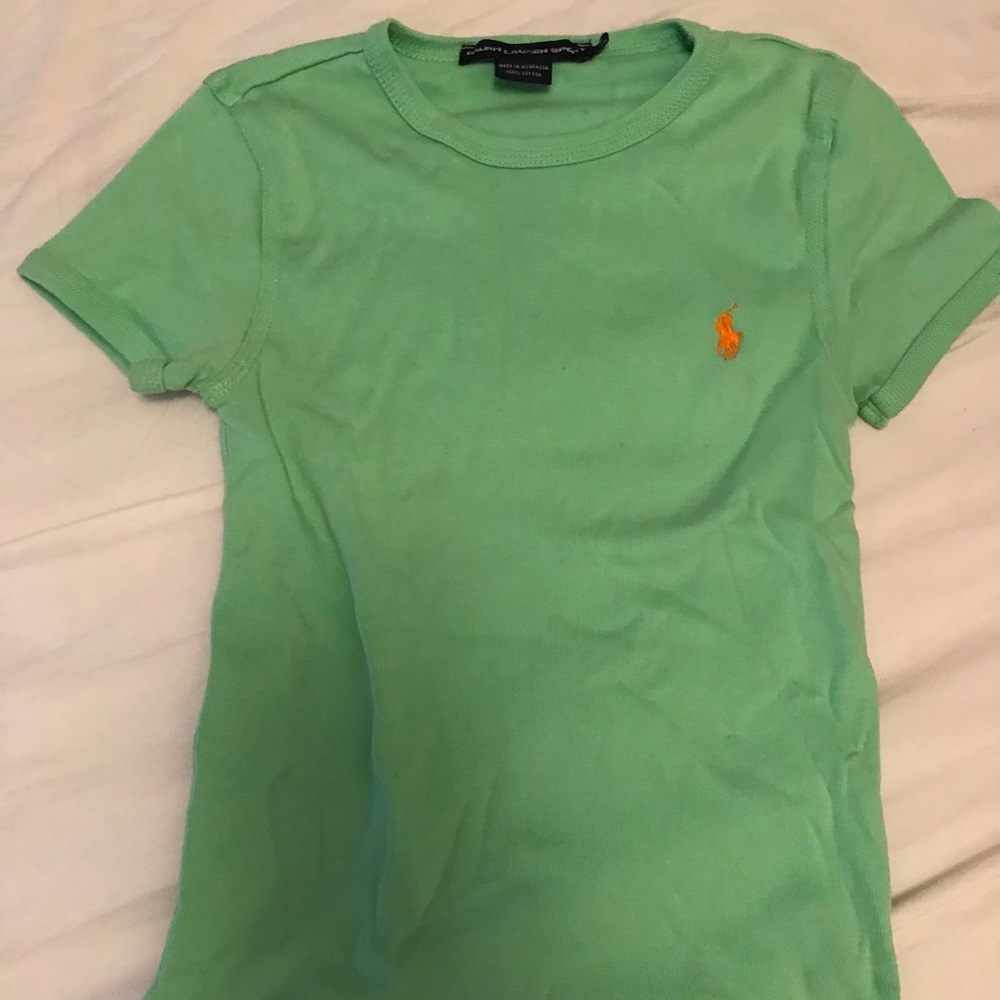 Ralph Lauren green shirt vintage